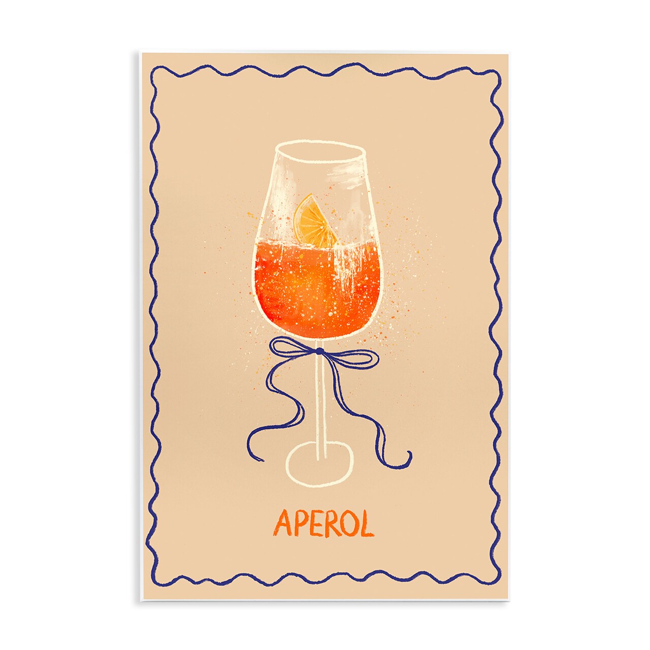 Stupell Industries Aperol with Ribbon Wall Plaque By Florentina Dolci